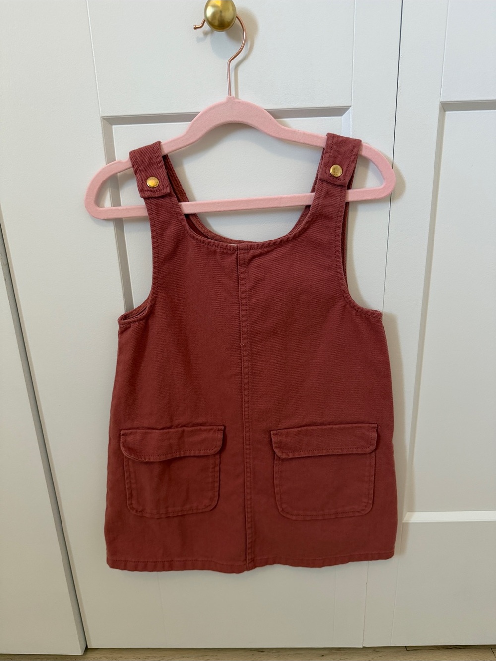 H&M Rust Red Pinafore Overalls